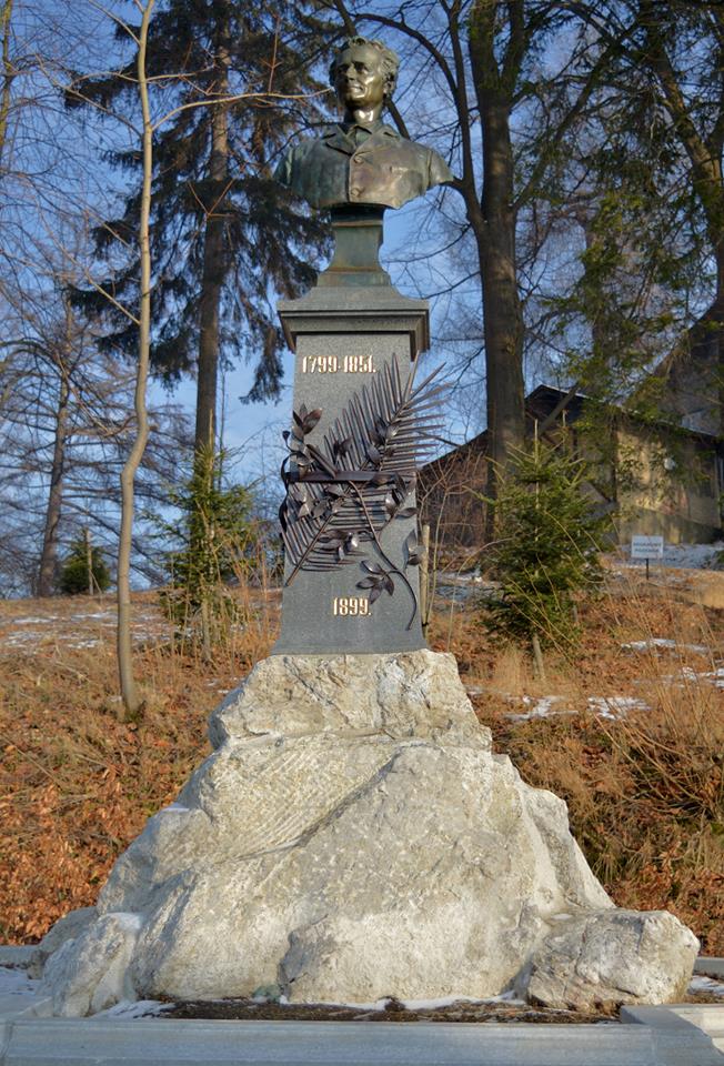 Jubilejní pomník Vincence Priessnitze