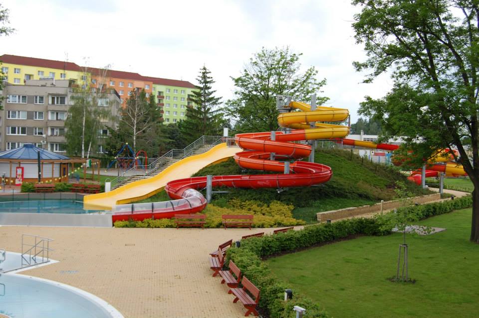 Wasserpark Koupelky Proßnitz in Mähren