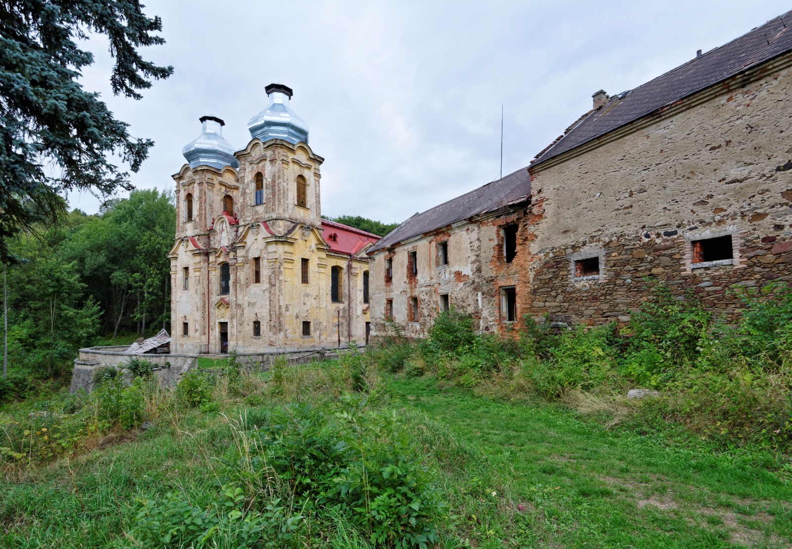 Skoky u Žlutic - ztracený kostel Navštívení Panny Marie